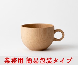【簡易包装】ティーカップ 丸（ビーチ）【taffeta（タフタ）】
