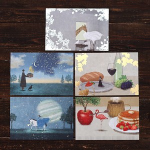 Postcard cozyca products Foil Stamping Made in Japan