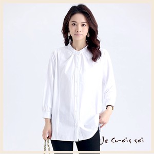 Button Shirt/Blouse Switching Cut-and-sew