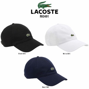 LACOSTE(ラコステ)キャップ 帽子 綿 ユニセックス RK0491