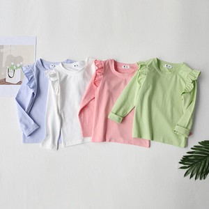 Kids' 3/4 - Long Sleeve Shirt/Blouse Little Girls Long Sleeves T-Shirt Tops Spring Kids