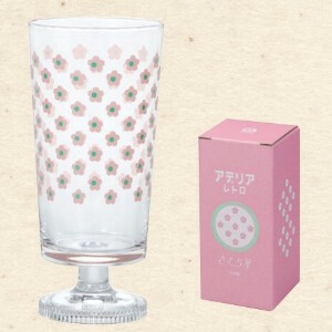 Adelia Retro Cup/Tumbler Gift-boxed Primrose Medium Size Cup 2023 New Made in Japan