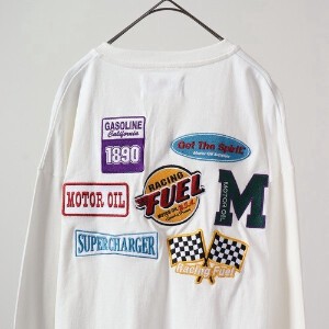 T-shirt Embroidered Patch Loose Size