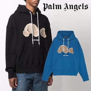 Palm Angels メンズパーカー BLACK/BLUE パームエンジェルス