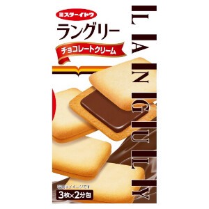 イトウ ラングリーチョコレートクリーム 6枚 x6【クッキー・ビスケット】