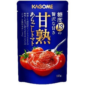 カゴメ 甘熟あらごしトマト 150g x5【カレー・レトルト】