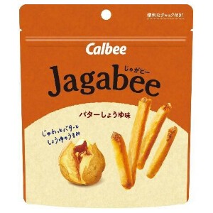 カルビー ジャガビー バター醤油味 38g x12【スナック菓子】