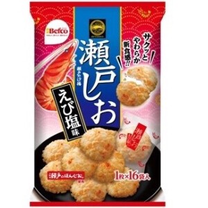 栗山米菓 瀬戸の汐揚 16袋 x12【米菓】