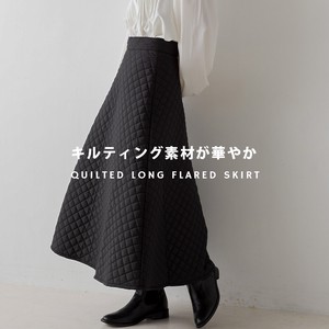 Skirt Quilted Long