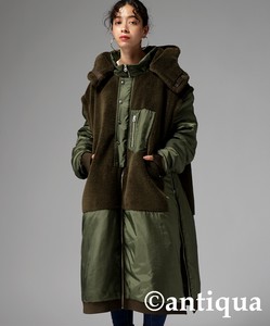 Antiqua Coat Boa Outerwear Docking Ladies' Autumn/Winter