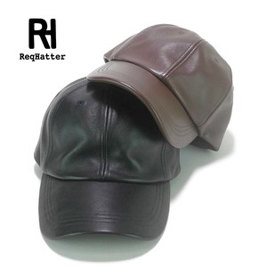 【年間品】ReqHatterリアルラムレザーキャップ　ヤング帽子