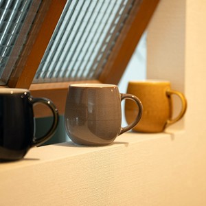 シュプレム 10.4cmコーヒーカップ ストームグレー(高さ:7.8cm)[日本製/美濃焼/洋食器]
