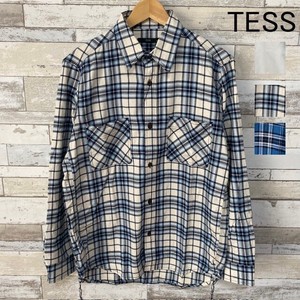【2023秋冬新作】【TESS】チェーンステッチシャツ