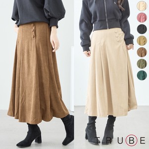 Skirt Long Skirt L Buttoned 2023 New