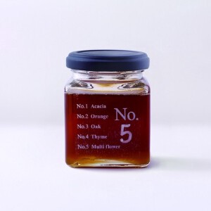 [無添加・非加熱 スタンダードはちみつ】No.5  百花蜜 ハチミツ（単花蜜） 140g　Multi-Flower Honey