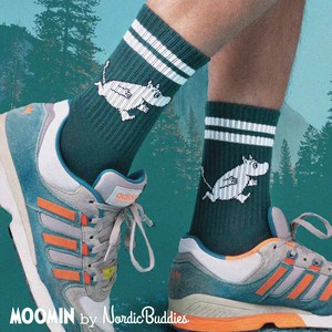 【NordicBuddies】ノルディックバディズ ムーミンシリーズ レトロ 男性用靴下 ソックス