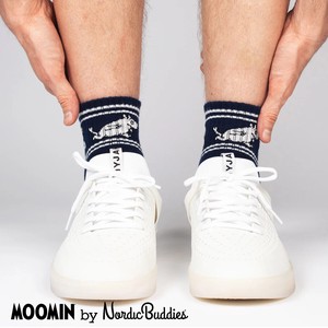 【NordicBuddies】ノルディックバディズ ムーミンシリーズ アンクル レトロ 男性用靴下 ソックス