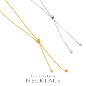 Gold Chain Necklace Stainless Steel 2-way