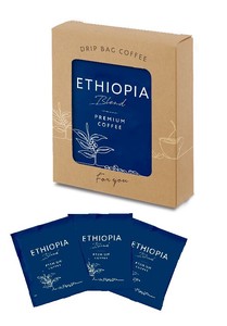 【NEW】PREMIUM COFFEE　エチオピアブレンド3P BOX　【ドリップバッグコーヒー　ギフトBOX】