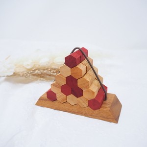 ピラミッドヘキサゴン　木製パズル