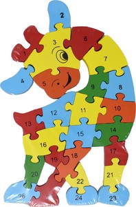 Puzzle Animals Colorful Vehicles