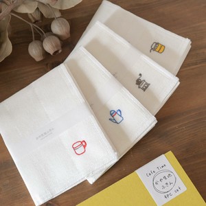 Dishcloth Gift Kitchen Dish Cloth Western Tableware Set of 4 Made in Japan
