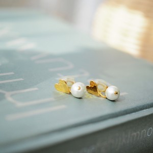 Clip-On Earrings Gold Post cotton Cotton