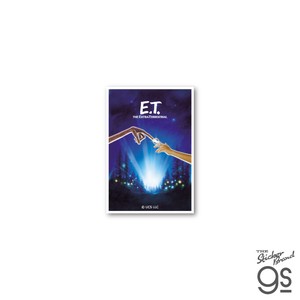 E.T. ポスターミニステッカー 指と指 ユニバーサル 映画 エリオット アメリカ スピルバーグ ET ET-001
