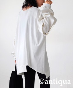 Antiqua Hoodie Pullover Tops Ladies' 2-way Autumn/Winter