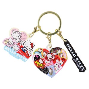 Key Ring Heart Key Chain Hello Kitty