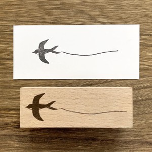 Stamp Wood Stamp Swallow