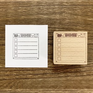 Stamp Wood Stamp To Do List
