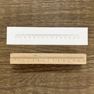 Stamp Wood Stamp Measure Ruler