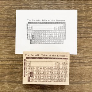 Stamp Wood Stamp Periodic Table Of Elements