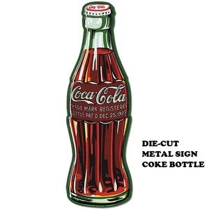 Wall Plate Coca-Cola bottle Die-cut