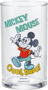 ディズニー フリー グラス ミッキーマウス2 レトロ
