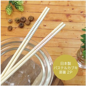 Chopsticks Pastel Border M Made in Japan