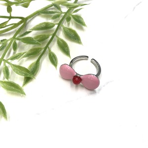 Silver-Based Pearl/Moon Stone Ring sliver Pink Rings