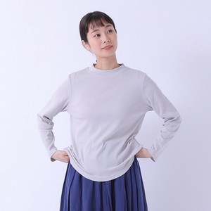 T-shirt Pullover Mock Neck Cotton