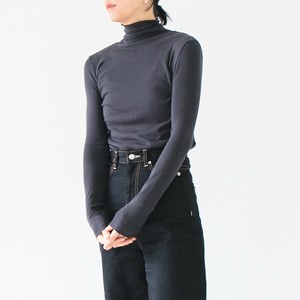 T-shirt Pullover Turtle Neck Ladies' Made in Japan