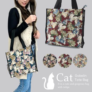 Tote Bag Lightweight Floral Pattern Large Capacity Ladies' Small Case Japanese Pattern