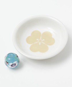 【カヤ】とんぼ玉香立て＆文様皿セット