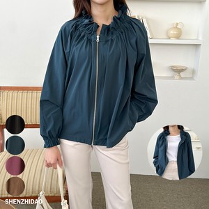 Blouson Jacket Nylon Stretch Outerwear Blouson Ladies'