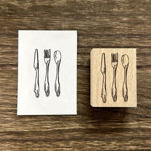 Stamp Wood Stamp Cutlery