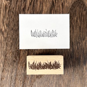Stamp Wood Stamp Grass