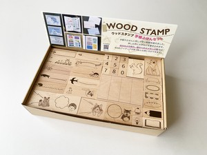 Stamp Notebook Fusen Set Wood Stamp