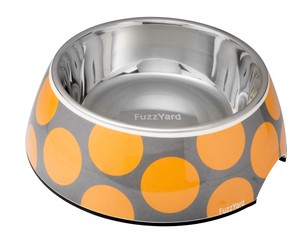[ホッタハブ] Fuzz Yard　二層食器　バブルオレンジ　S