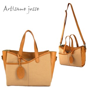 Tote Bag Plain Color 2Way Large Capacity Genuine Leather Ladies' 2023 New