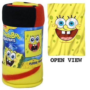 Knee Blanket Blanket Face Spongebob Fleece