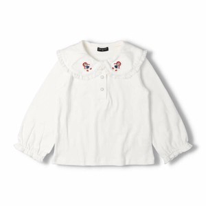 Kids' 3/4 - Long Sleeve Shirt/Blouse Little Girls Embroidered Simple